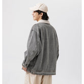 Unisex Jacket Overalls Men and Women Couple Denim Clothes Jacket